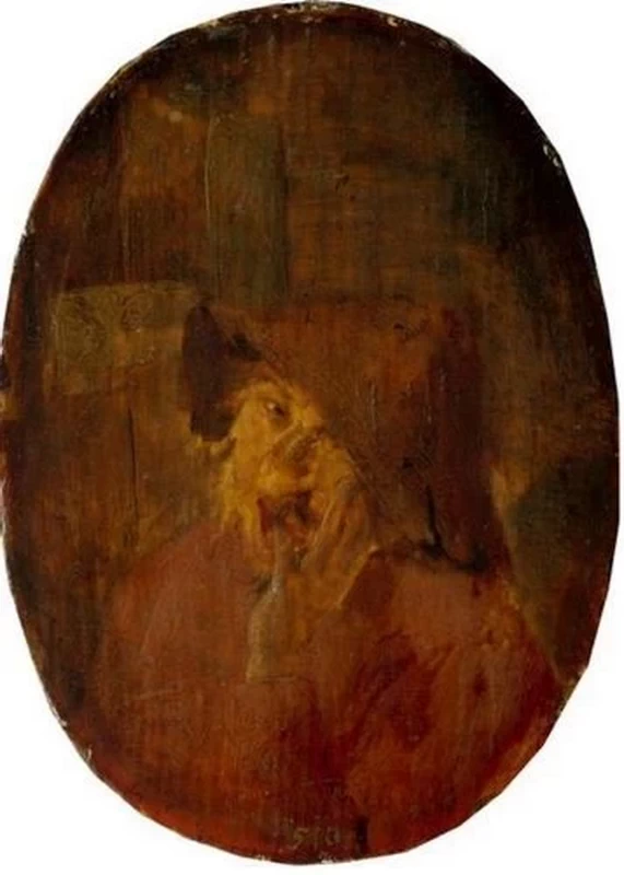 Uomo con il dito in bocca - Staatliche Kunstsammlungen, Dresda